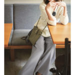 JUSGLITTY(ジャスグリッティー) サイドベルト付きワイドパンツ