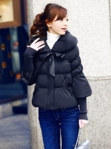 RUIRUE　BOUTIQUE(ルイ・ルエ・ブティック) フェミニンショートダウンコート(7号～13号)