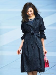 RUIRUE　BOUTIQUE(ルイ・ルエ・ブティック) ＼ 安座間美優さん着用 ／華盛りトレンチコート(7号～13号)