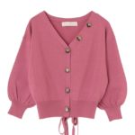 31 Sons de mode(トランテアン ソン ドゥ モード) 【カーディガン】バックリボンＶネックカーディガン