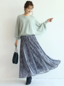 Mystrada(マイストラーダ)レースロングスカート