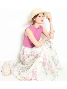 Mystrada(マイストラーダ)エアリーボタニカルスカート