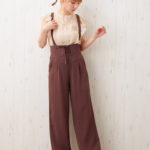 INGNI(イング) レースアップサス付ワイドパンツ