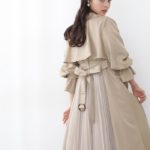 ジルバイジルスチュアート  バックプリーツドレストレンチ