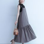 アプワイザー　リッシェ  裾フレアキャミワンピース
