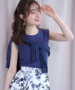 アプワイザー　リッシェ  洗えるシアーカーデアンサンブル