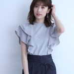 アプワイザー　リッシェ  ラッフルカットソー