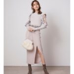 スナイデル  フロントスリットナロースカート