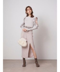 スナイデル  フロントスリットナロースカート