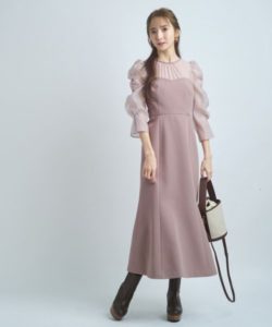 リランドチュール  コルセットドッキングワンピース