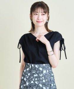 アプワイザー　リッシェ  ２ＷＡＹギャザーカットソー