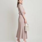 マイストラーダ  パール釦ニットマーメイドワンピース